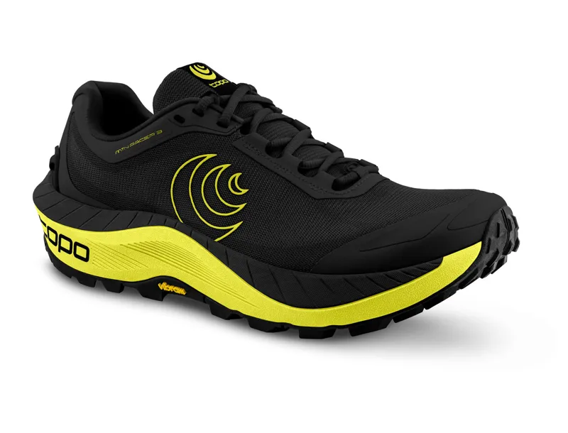Topo MTN Racer 3 Men's Trail Running Shoe in Black/Lime-4